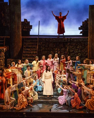 The Music Man theatre performance